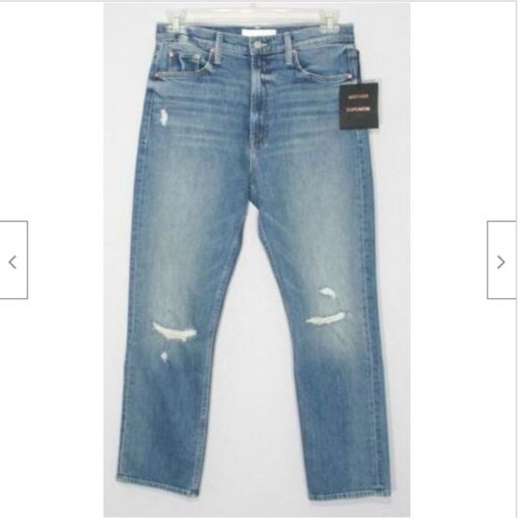 NWT Mother High Waisted Rider Ankle Jeans Far Beyond the Sky 30 - Picture 4 of 12